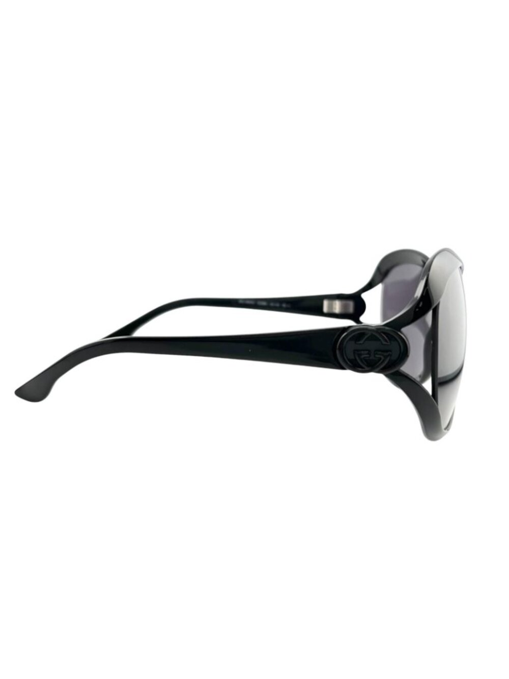 ★SOLD★ Gucci GG Logo Acetate Black Sunglasses Eyewear - Picture 4 of 10